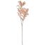 FLOCKED SILVER DUST LEAF 75CM PEACH