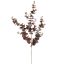 EUCALYPTUS FLOCKED 105CM BURGUNDY