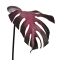 SPLIT PHILO LEAF PU 77CM AUBERGINE