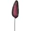 BANANA LEAF PU 110CM AUBERGINE