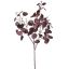 LARGE EUCALYPTUS W/BERRY 90CM BURGUNDY