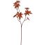 PLASTIC ACER LEAF BRANCH 70CM ORANGE