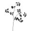 LARGE LACK LEAF BRANCH 120CM BLACK