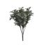 SPRAYED MUM LEAVES BUSH 48CM GREEN WHITE