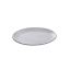 ROUND PLATE W/DIAMOND BORDER DIA 25CM SILVER