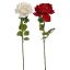 VELVET OPEN ROSE 60CM ASSORTED 1 