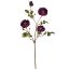GARDEN ROSE SPRAY 65CM BURGUNDY