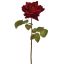 VELVET OPEN ROSE 52CM RED