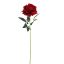 VELVET OPEN ROSE 75CM RED