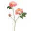 OPEN PEONY BRANCH 80CM SALMON