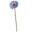 SINGLE SMALL GERBERA 36CM BLUE