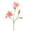 LARGE LILY SPRAY 85CM CORAL