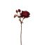 OPEN ROSE SPRAY 60CM VELVET RED