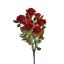 ROSE BUSH X 9 46CM RED