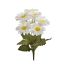 GERBERA BUSH X 9 49CM CREAM