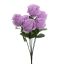 ROSE BUSH X 6 W/GIPSO 34CM LAVENDER