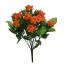 ROSE BUD BUSH X 12 34CM ORANGE