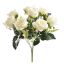 ROSE BUSH X9 35CM CREAM