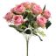 ROSE BUSH X9 35CM PINK