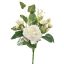 SMALL ROSE BUSH 27CM CREAM