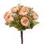 GARDEN ROSE X9 BUSH 33CM PEACH