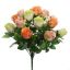 ROSEBUD X18 BUSH 42CM SALMON GREEN