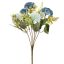 MINI CARNATION BUSH 30CM BLUE