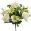 ROSE/DAISY X13 BUSH 34CM CREAM
