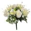ROSE/LILY X18 BUSH 43CM CREAM