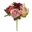ROSE ALLIUM BUSH 32CM BURGUNDY