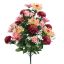 GERBERA ROSE X32 BUSH 65CM BURGUNDY