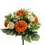 ZINNIA ROSE X18 BUSH 36CM ORANGE