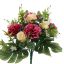 ZINNIA ROSE X18 BUSH 36CM PINK
