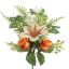 ROSE LILY X6 BUSH 37CM ORANGE