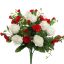 CARNATION ROSE X24 BUSH 42CM RED
