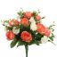 CARNATION ROSE X24 BUSH 42CM SALMON