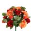 ROSE GERBERA X36 BUSH 41CM RED
