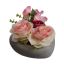 ROSE ARRANGEMENT IN HEART PLANTER
