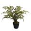 PLASTIC FERN IN POT 48CM GREEN