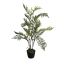 FERN IN CEMENT POT H 88 CM GREEN