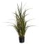 PLASTIC GRASS IN POT 110CM GREEN