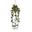 HANGING LEAVES IN POT GREEN