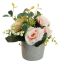 ROSE IN POT 17CM PINK