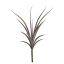 SMALL FLOCKED ALOE 39CM BURGUNDY
