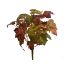MAPLE LEAVES BUSH X 7 31CM GREEN