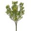 PLASTIC LEAVES BUSH 38CM GREEN