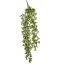 HANGING LEAVES BUSH 80CM WHITE GREEN