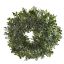 MIXED GREENERY WREATH 40CM GREEN