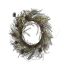 THISTLE FERN WREATH 50CM MAUVE