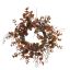 SMALL EUCALYPTUS WREATH 30CM BROWN